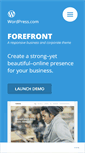 Mobile Screenshot of forefronttheme.com